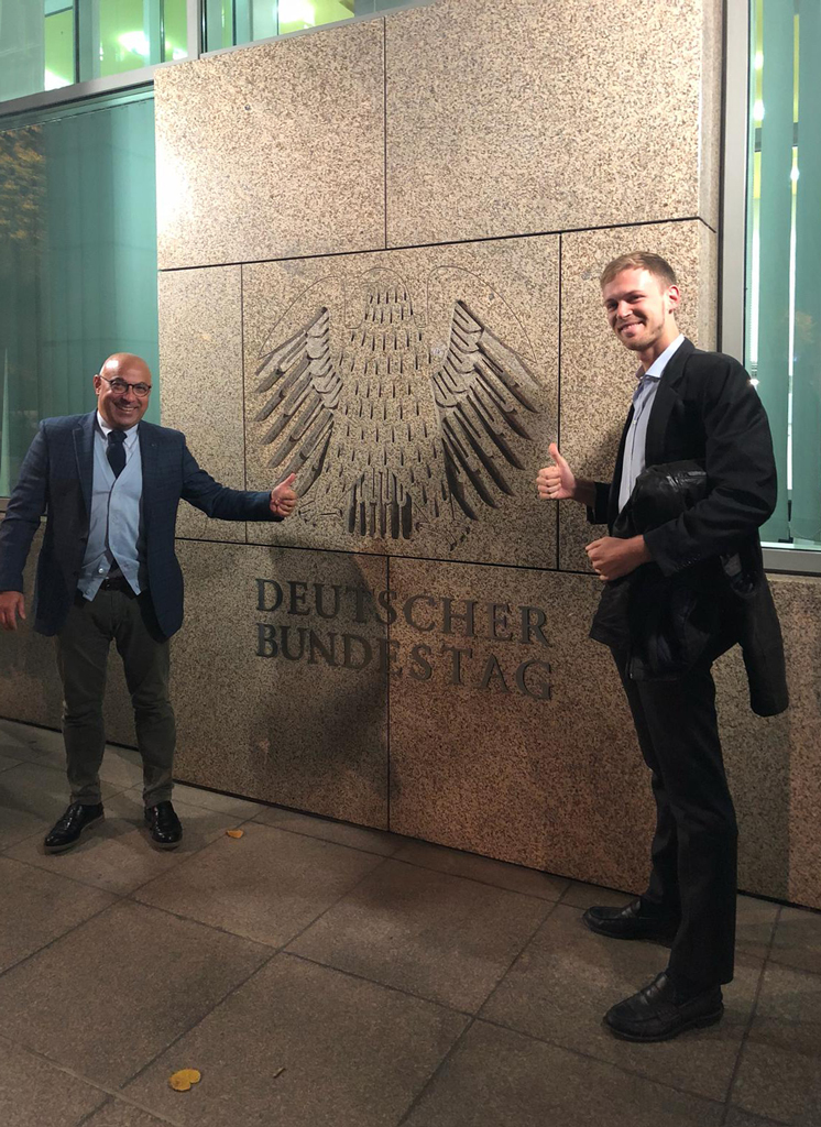Stefano Piazza e Luca Steinmann al Bundestag